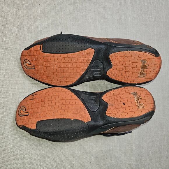 Piloti Brown Leather Driving Comfort Shoes Size 7 - Picture 7 of 12